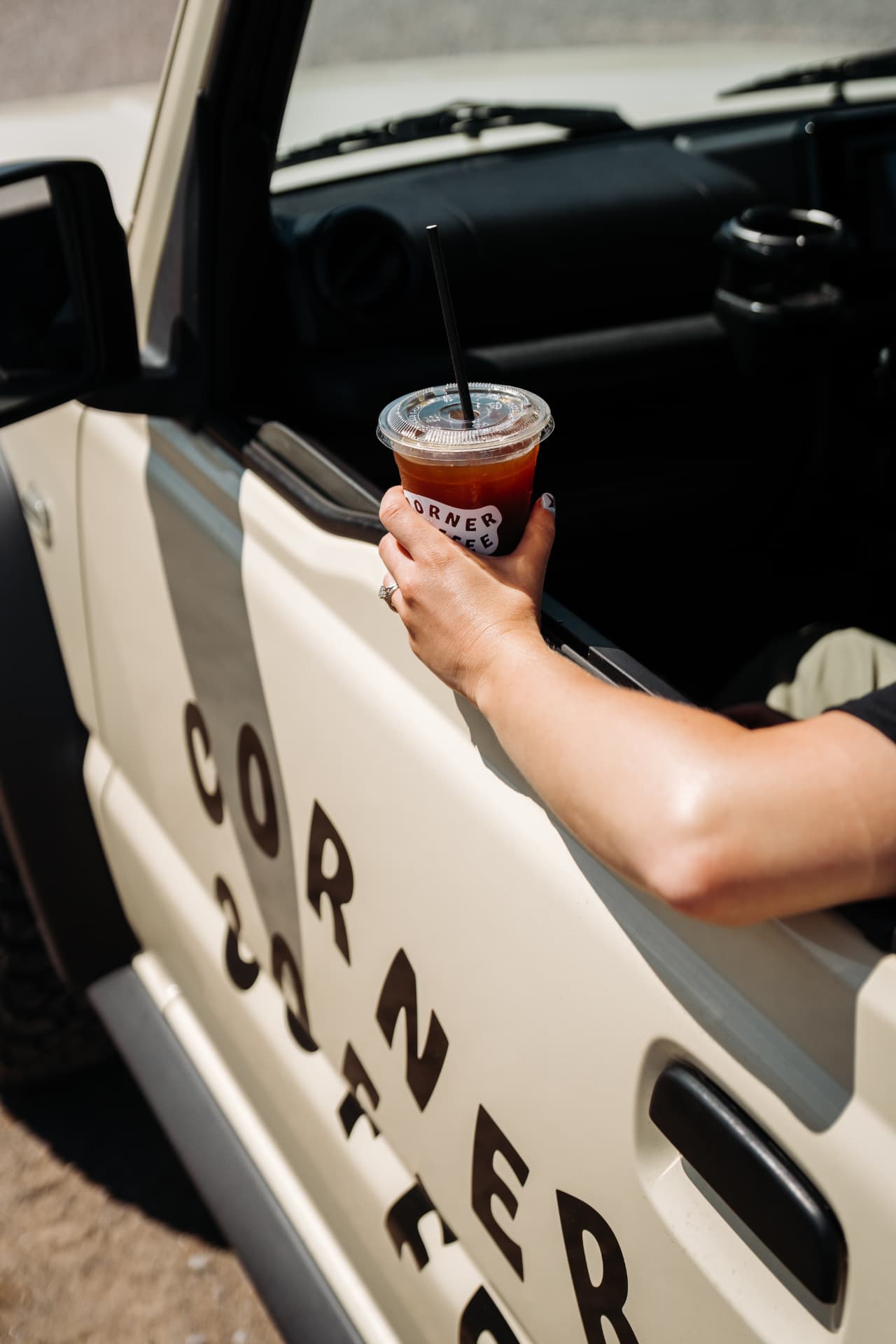 Iced Americano from Corner Coffee